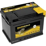 Autobatterie Bars Gold 12V 65Ah 600A Wartungsfrei ersetzt 60Ah 61Ah 62Ah 70 Ah