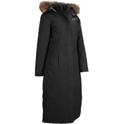 bonprix Outdoor-Mantel mit Fell wasserdicht, schwarz, 48