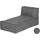 BLOMUS GROW Chaiselongue Outdoor Lounge Modul 4 schwarz