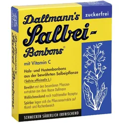 DALLMANN'S Salbei-Bonbons zuckerfrei 20 St Bonbons