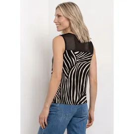 STREET ONE Mesh-Top Schwarz 38
