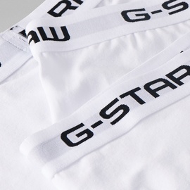 G-Star RAW Herren Classic trunk Logobund Weiß S