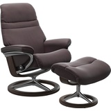 Stressless Relaxsessel STRESSLESS "Sunrise" Sessel Gr. Material Bezug, Ausführung Funktion, Maße B/H/T, rot (bordeau) Lesesessel und Relaxsessel mit Signature Base, Größe M, Gestell Wenge