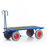 Rollcart 15-05102, Handpritschenwagen Stahl pulverbeschichtet Traglast (max.): 700kg, Bereifung=Luft