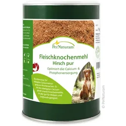 PerNaturam | Fleischknochenmehl Hirsch pur 500 g