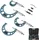 Vevor Bügelmessschraube 4-tlg. Set, Mikrometer mit einer Messgenauigkeit von 0,0001/0,0002 Zoll, Messschraube für Metallbearbeitung & Maschinenbau mit Koffer, 0-1/1-2/2-3/3-4 Zoll