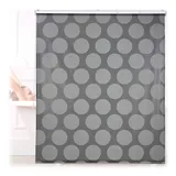 Relaxdays Duschrollo 140 x 240 cm grau