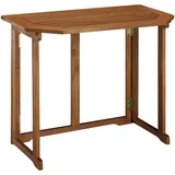 Merxx Maracaibo Klapptisch 90 x 50 x 74 cm braun
