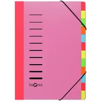 Pagna Deskorganizer Lucy Colours 12-teilig, aus PP, mit Eckspanngummi