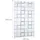 Relaxdays Duschrollo 120 x 240 cm grau|weiß