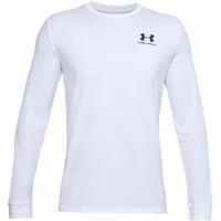 Under Armour Sportstyle Left Chest langarm Freizeitshirt Herren 100 white/black L