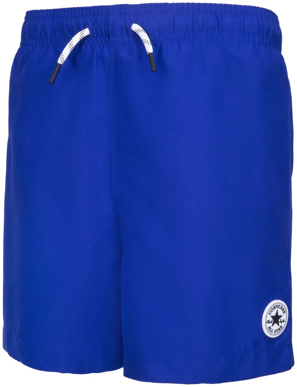 Badeshorts CONVERSE, Jungen, Gr. 146/152 (158), N-Gr, blau (royalblau), Popeline, Polyester, bestickt, unifarben, Badehosen Badeshorts, schnelltrocknendes Material, leichtes Obermaterial aus Polyester