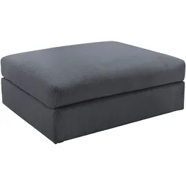 OTTO home Polsterhocker Soft&Cosy XL 101 x 52 x 97 cm Grau