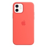 Apple iPhone 12 | 12 Pro Silikon Case mit MagSafe zitruspink