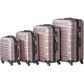 Zelsius Koffer-Set 4-tlg. rosa/abs