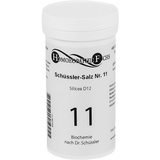 Schüssler Salze Nr. 11 Silicea D12 Tabletten | Das Salz der Haut, der Haare und des Bindegewebes | 400 St.