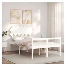 vidaXL Seniorenbett 140 x 200 cm Weiß