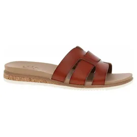 SKECHERS Desert Kiss Low Peak Look Damen Schiebe-Sandalen, Chestnut,