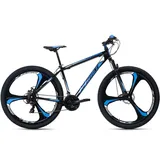 KS-CYCLING Mountainbike KS CYCLING "Sharp" Fahrräder Gr. 46 cm, 29 Zoll (73,66 cm), schwarz (schwarz, blau) Hardtail für Herren, Kettenschaltung