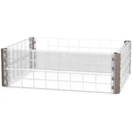 GARANTIA Wachstumsmodul für ERGO Hochbeet-System Quadro S 60 x 25 cm Transparent