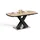 Vicco Chinto 120 x 76 x 80 cm schwarz/eiche rustikal