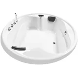 Basera Gomera Rundbadewanne 182 x 182 cm (Komplett-Set) MPNR
