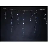 Vellight LED Lichterkette 2 x 0,6 m Weiß Transparentes Kabel