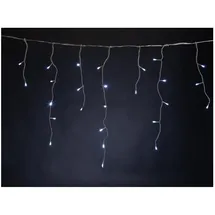 Vellight LED Lichterkette 2 x 0,6 m Weiß Transparentes Kabel