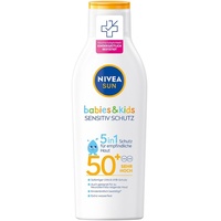 NIVEA Sun Kids Sensitiv Schutz & Pflege Sonnenmilch LSF 50+ 200 ml