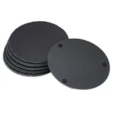 Relaxdays 6 relaxdays Schieferplatten grau 25,0 cm