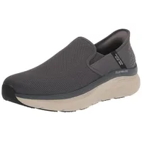 Skechers Herren D'lux Walker Orford Slipper, Dunkelgrau, 41.5 EU - 41.5 EU