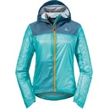 Schöffel Damen Hybrid Jkt Flow Trail L, extrem leichte, atmungsaktive MTB Jacke, wasserabweisende Fahrradjacke mit vorgeformten Ellbogen, hidden cove, 44