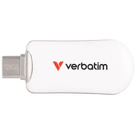 Verbatim Plectra USB-C Flash Drive 128GB weiß