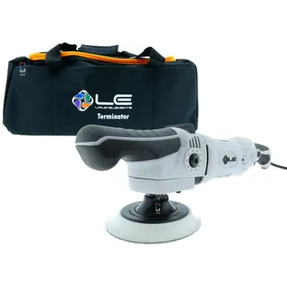 Liquid Elements Poliermaschine Auto Terminator V2 mit Rotation - Auto Poliermaschine 1200 W - Transporttasche und Kohlebürsten Inklusive - Politur Auto für Sie - praktische Handauflage - LED Sensoren