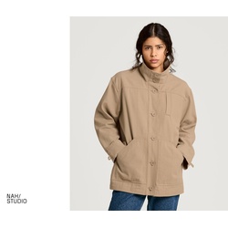 Nah/Studio Parka - recycelte Baumwolle - Gr. 40 - braun