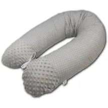 LOOLAY Stillkissen 170 cm Punkte Grau