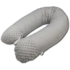 LOOLAY Stillkissen 170 cm Punkte Grau
