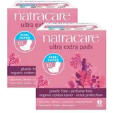 Natracare Damenbinden Ultra Extra Super einzeln verpackt Duo 2x10 St