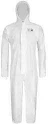 Fitzner Schutzanzug Eisbär, Kat III, Typ 5B/6B, weiß 1435-3XL , 1 Karton = 50 Stück, Größe 3XL
