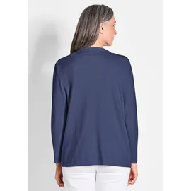 GOLDNER Cardigan in langer offener Form Blau 23