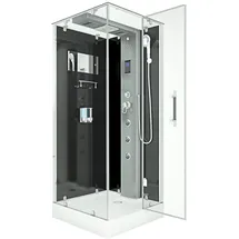 AcquaVapore Duschkabine Komplettdusche Fertigdusche Dusche 80x80 cm mit 2k Scheiben Versiegelung