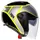 AGV Irides Davao, Jethelm - Schwarz/Grau/Neon-Gelb / XXL