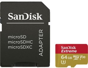 Preisvergleich Produktbild Micro-SDXC Speicherkarte SanDisk Extreme 64GB