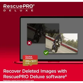 SanDisk Extreme microSDXC UHS-I A2 U3 V30 + SD-Adapter 256 GB