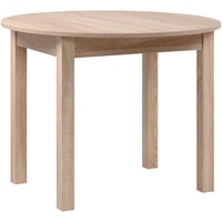 Finori Esstisch Sonoma Eiche, Holzwerkstoff, rund, eckig, 75 cm,