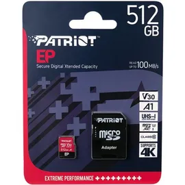 Patriot EP V30 A1, 512 GB; MicroSDXC,