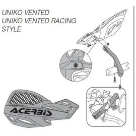 Acerbis Handprotektoren Uniko Vented Grün