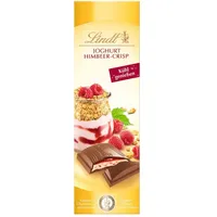 Lindt Schokolade Joghurt Himbeer-Crunch | 100 g Tafel | Vollmilch-Schokolade mit erfrischender Joghurt-Himbeer Crunch Füllung | Kühl genießen | Schokoladentafel | Schokoladengeschenk