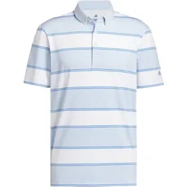 adidas Polo Ultimate360 Jumbo Stripe, hellblau/weiss