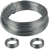 Relaxdays Bindedraht 3er Set 50 m D: 1 mm silber